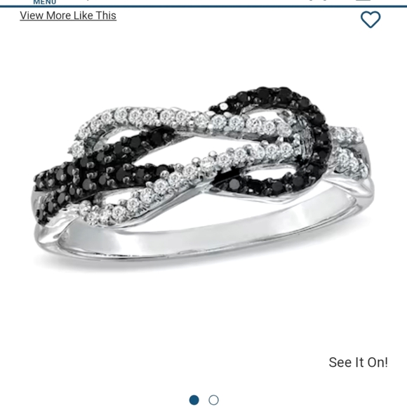Zales | Jewelry | Infinity Knit Diamond Ring 65 | Poshmark
